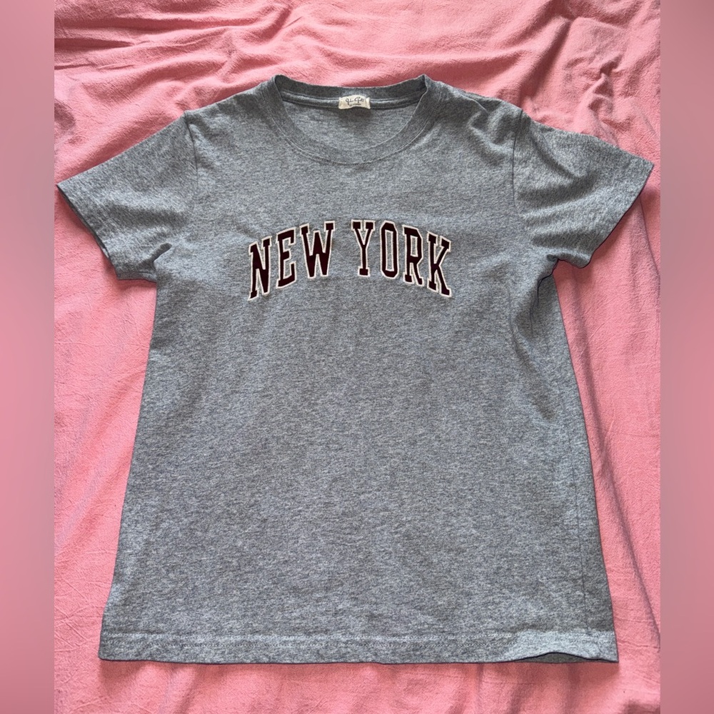 BRANDY MELVILLE / JOHN GALT Gray Baby T - OS